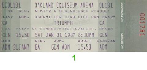 Triumphlee Vintage Ticket