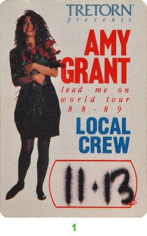 Amy Grant Backstage Pass