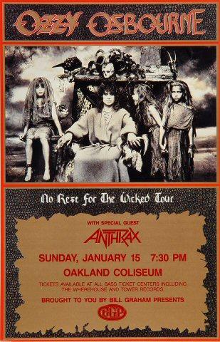 Ozzy Osbourne Handbill