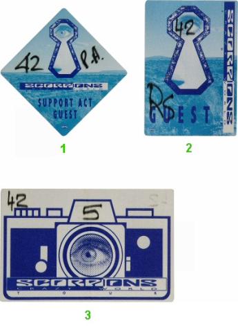 Scorpions Backstage Pass