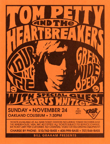 Tom Petty & the Heartbreakers Handbill