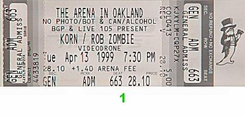 Korn Vintage Ticket