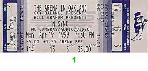 *NSYNC Vintage Ticket