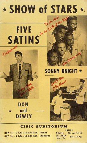 Five Satins Poster