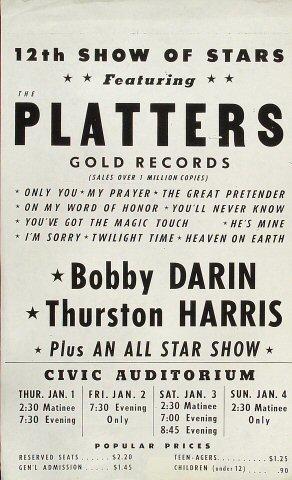 The Platters Handbill