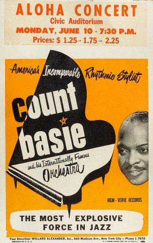 Count Basie & His New Orchestra Poster
