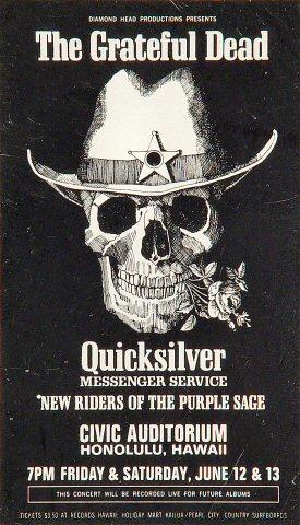 Grateful Dead Handbill