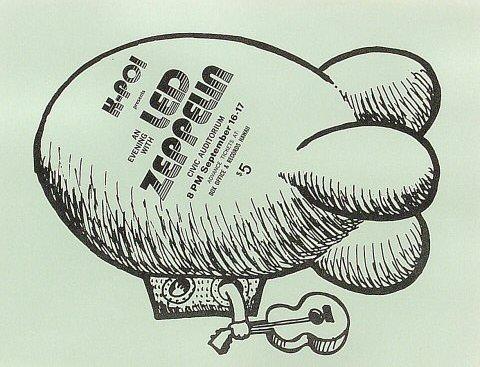 Led Zeppelin Handbill