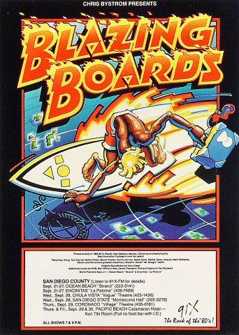 Blazing Boards Handbill