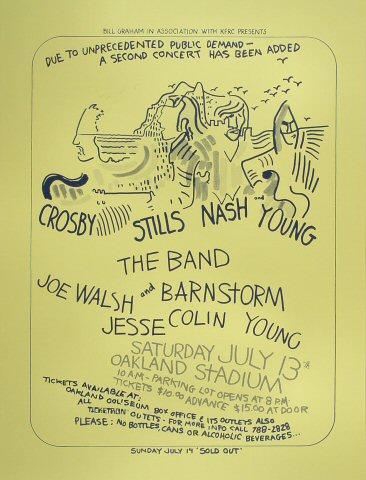 Crosby, Stills, Nash & Young Poster