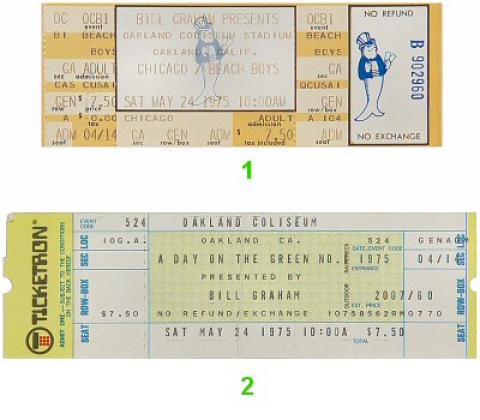 Chicago Vintage Ticket