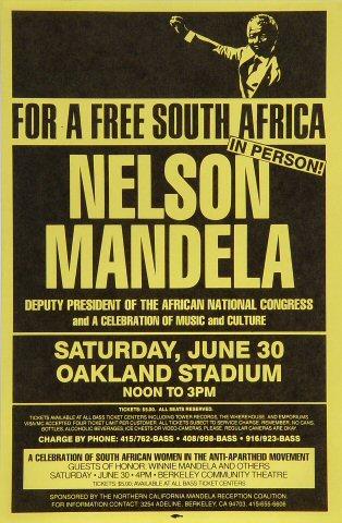 Nelson Mandela Handbill