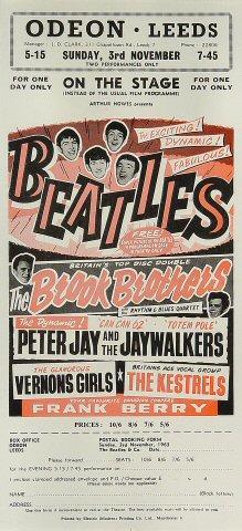 The Beatles Handbill