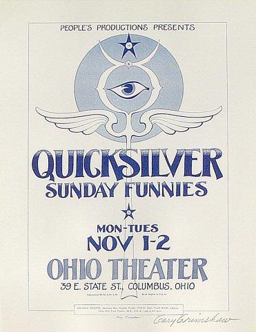 Quicksilver Handbill