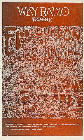 Eric Burdon & The Animals Handbill