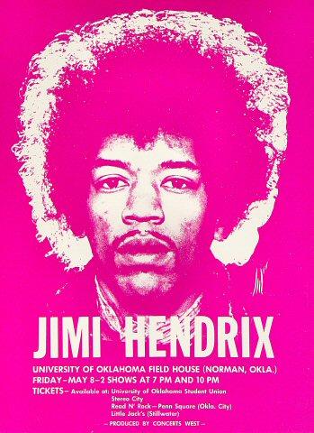 Jimi Hendrix Handbill