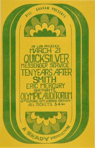 Quicksilver Messenger Service Handbill