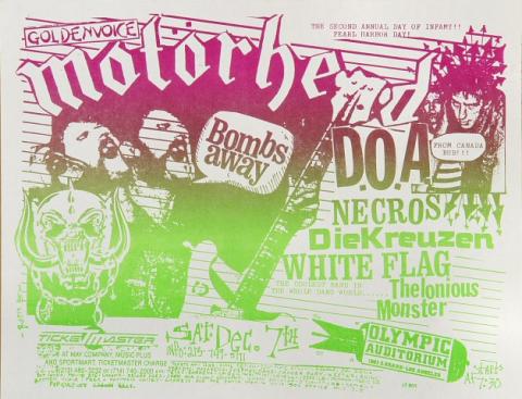 Motorhead Handbill