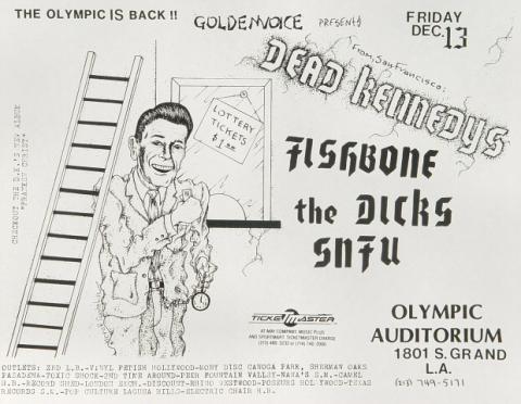 Dead Kennedys Handbill