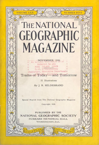 National Geographic Vol. LXX No. 5
