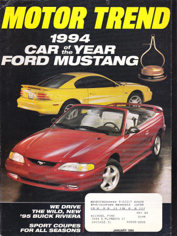 Motor Trend Vol. 46 No. 1