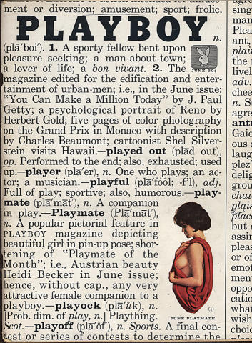 Playboy Vintage Adult Magazine
