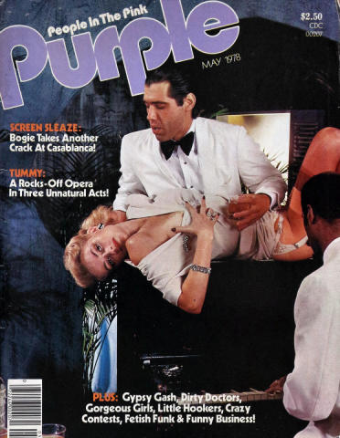 Purple Vintage Adult Magazine