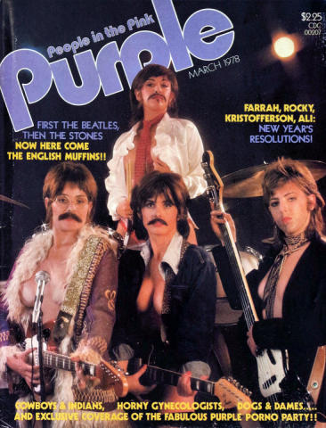 Purple Vintage Adult Magazine