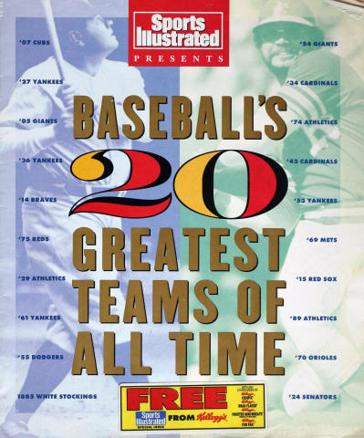 Sports Illustrated Baseball's 20 Greatest Teams of All Time 1991