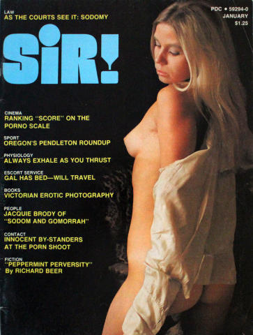 Sir! Vintage Adult Magazine