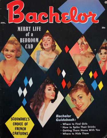Bachelor Vintage Adult Magazine