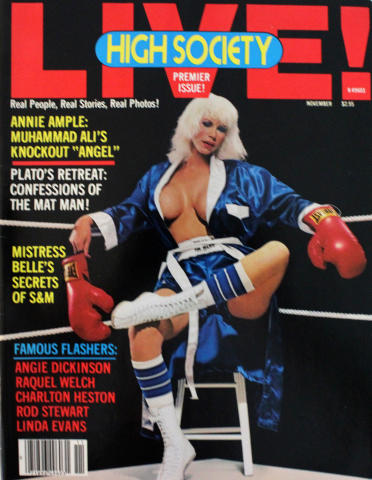 High Society LIVE Vol. 1 No. 1 Vintage Adult Magazine