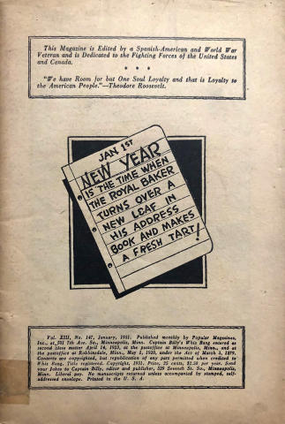 Capt. Billy's Whiz Bang Vol. XIII No. 147