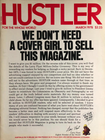 Hustler Vintage Adult Magazine
