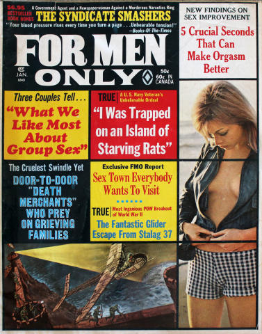 For Men Only Vintage Adult Magazine