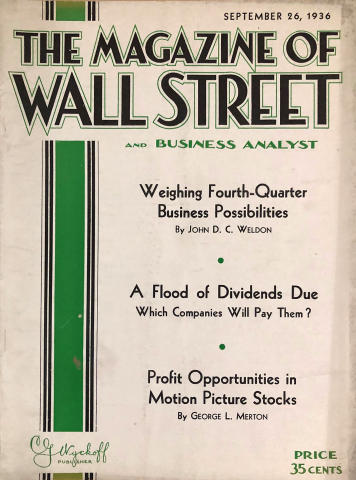 The Magazine Of Wall Street