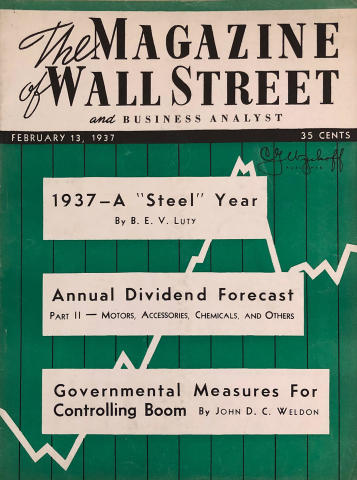 The Magazine Of Wall Street