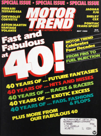 Motor Trend Special Issue