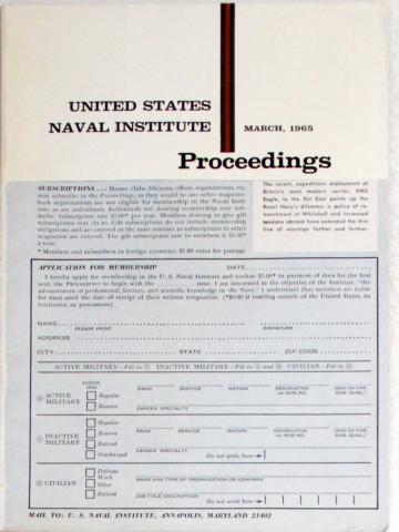 U.S. Naval Institute Proceedings