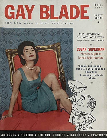 Gay Blade Vintage Adult Magazine