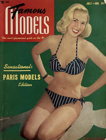 Famous Paris Models Vintage Adult Magazine