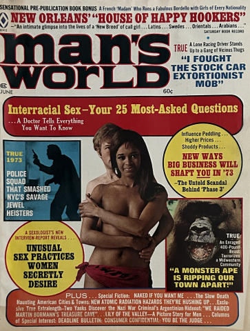 Man's World Vintage Adult Magazine