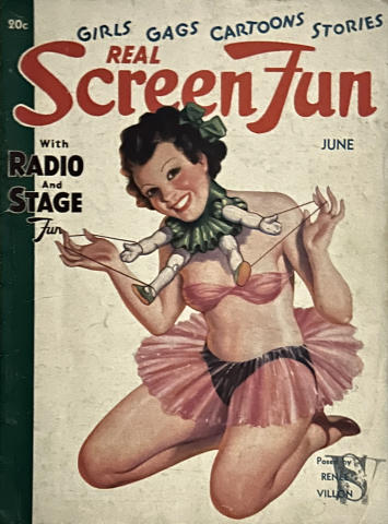 Real Screen Fun Vintage Adult Magazine