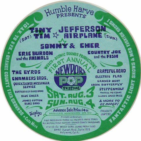 Newport Pop Festival Handbill