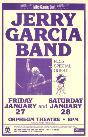 Jerry Garcia Band Poster