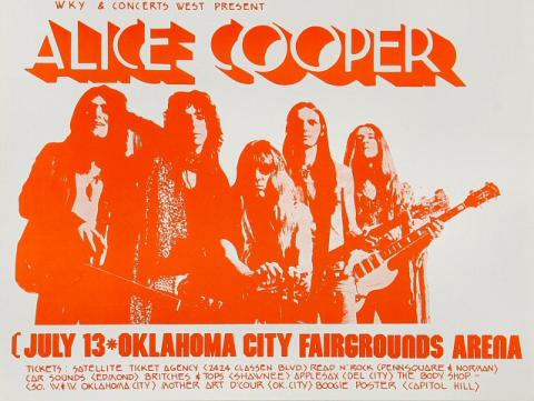Alice Cooper Handbill
