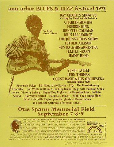 Ann Arbor Blues and Jazz Festival Handbill