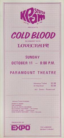 Cold Blood Poster