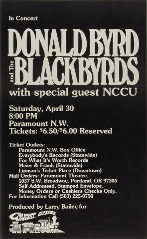 Donald Byrd Poster