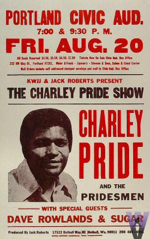 Charley Pride and the Pridesmen Poster